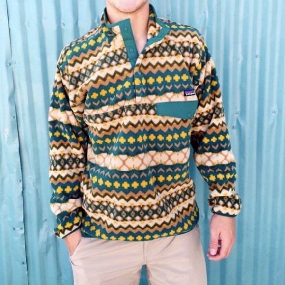 Patagonia Other - Patagonia Synchilla Snap-T Fleece Pullover Cliff Arbor Green XS